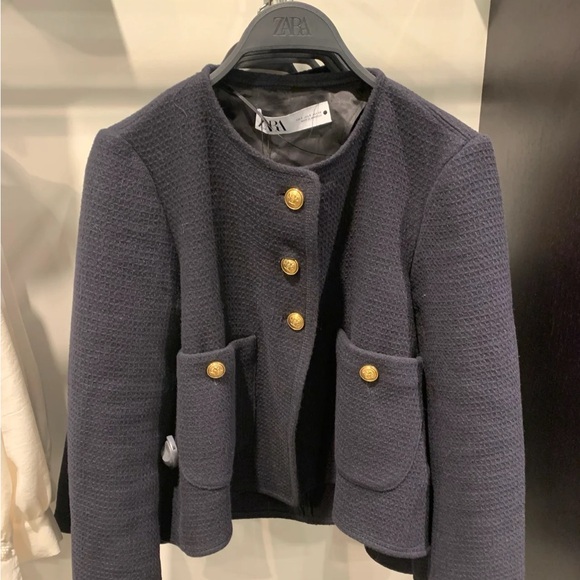 Zara textured blazer - Picture 3 of 7